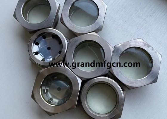 Bitzer refrigeration fused steel flange sight glass fused sight window sight glass nickel plated manufacturer China