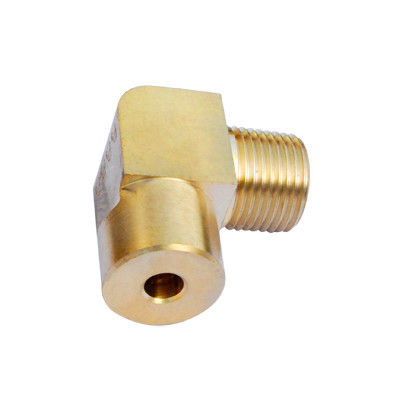 custom precision brass machined parts quality brass turned parts elbow thread connectors brass fittings