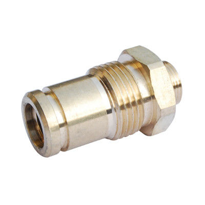 custom precision brass machined parts quality brass turned parts elbow thread connectors brass fittings