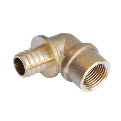 custom precision brass machined parts quality brass turned parts elbow thread connectors brass fittings