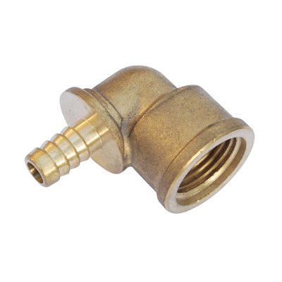 custom precision brass machined parts quality brass turned parts elbow thread connectors brass fittings