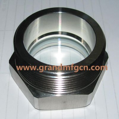 NPT thread 1 3/4&quot; 1 1/4 inch stainless steel SS304 oil level sight glass SS316 pressure container view port sight glass