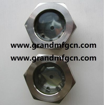 Bitzer refrigeration fused steel flange sight glass fused sight window sight glass nickel plated manufacturer China