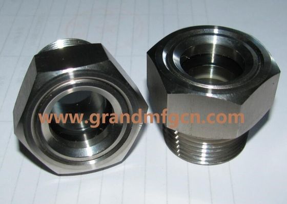 NPT 1/4&quot;3/8&quot; 1/2 inch stainless steel 304 316 oil sight glass SS304 OIL LEVEL SIGHT PORT fluid level view sight window