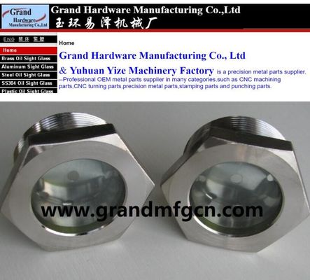 NPT 1 inch BITZER refrigeration fused steel sight glass with reflector fused sight window sight glass manufacturer China