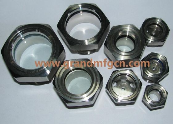 G3/8 inch MNPT3/8 inch Stainless Steel 304 Oil Sight Glass Plug SS316 Liquid Viewport Sight Glass Withstand 1Mpa Pressure Custom GM-SSG38 GM-SSN114