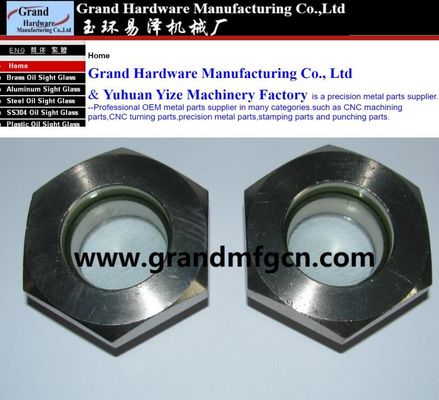 Bitzer refrigeration fused steel flange sight glass fused sight window sight glass nickel plated manufacturer China