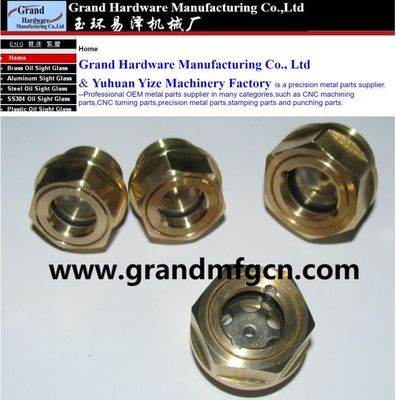 bsp pipe thread G1,1/4  G1&quot; pump oil level sight glass indicator reducer aircompressor oil sight glasses with red ball