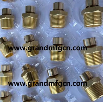 M33X1.5 male metric thread brass breather drain plugs for gearbox hydraulic cylinders breather vent plugs