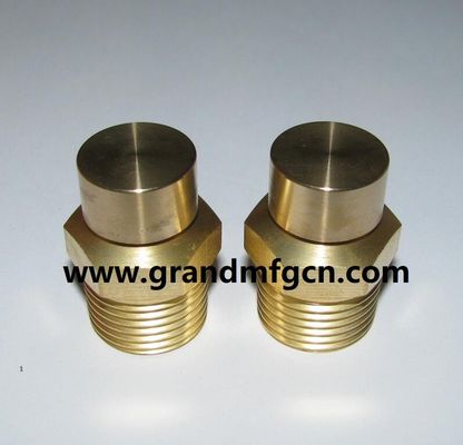 M33X1.5 male metric thread brass breather drain plugs for gearbox hydraulic cylinders breather vent plugs