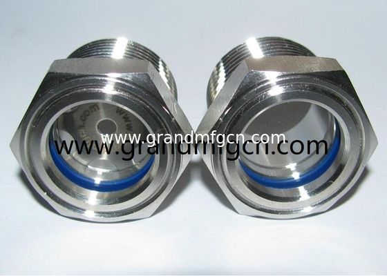 NPT 1/4 INCH food grade SS316 fluid level sight glass with big viewing window SUS304 sight glass oil gauge 1&quot; 2&quot; 3&quot;