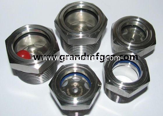 NPT 1/4 INCH food grade SS316 fluid level sight glass with big viewing window SUS304 sight glass oil gauge 1&quot; 2&quot; 3&quot;