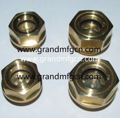 male bsp pipe thread G1 1/2&quot; vaccum pump oil level sight glass indicator  reducer oil sight glass aircompressor sight