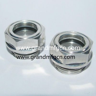 high pressure M22x1.5 6061 aluminum speed reducer oil sight glass oil level indicator fluid level gauge
