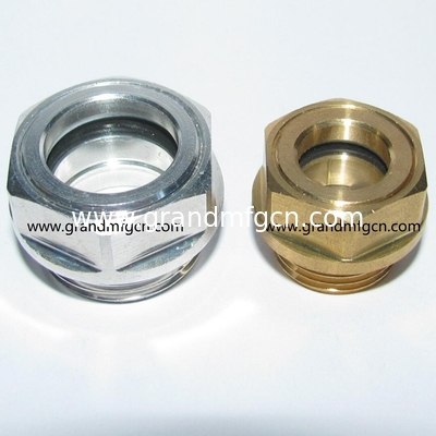 high pressure G1/2 inch 6061 reducer Roots blowers aluminum oil sight glass oil level indicator fluid level gauge