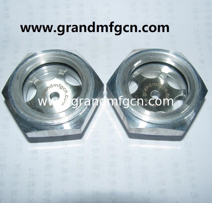 high pressure G1/2 inch 6061 reducer Roots blowers aluminum oil sight glass oil level indicator fluid level gauge