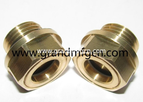 BSP 3/8&quot; brass oil level sight gauge for pump tank oil level checking Oil level sight glass oil gauge indicatior