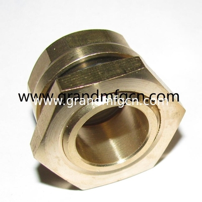BSP thread 1/8 3/8 1/4 1/2 brass oil sight glass fluid viewport used for speed reducers air compressors roots blowers