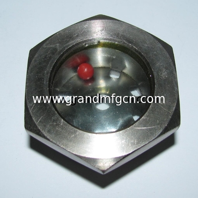 NPT 2&quot; BITZER refrigeration fused steel sight glass with reflector fused sight window oil level sight plug manufacturer