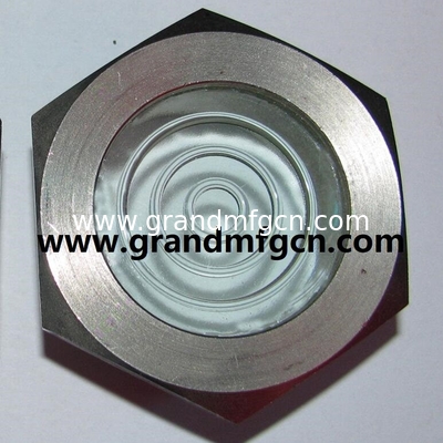 NPT 2&quot; BITZER refrigeration fused steel sight glass with reflector fused sight window oil level sight plug manufacturer