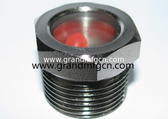 male BSP thread 1-1/2&quot; steel fused sight windows,indicators with natural glass