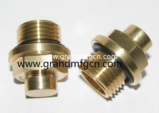 G thread 3/8" 1/4" 1" 1/2" natural brass breather vent plug air released plugs oil filler & breather plug with spring