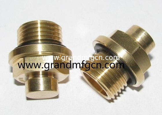 G thread 3/8&quot; 1/4&quot; 1&quot; 1/2&quot; natural brass breather vent plug air released plugs oil filler &amp; breather plug with spring