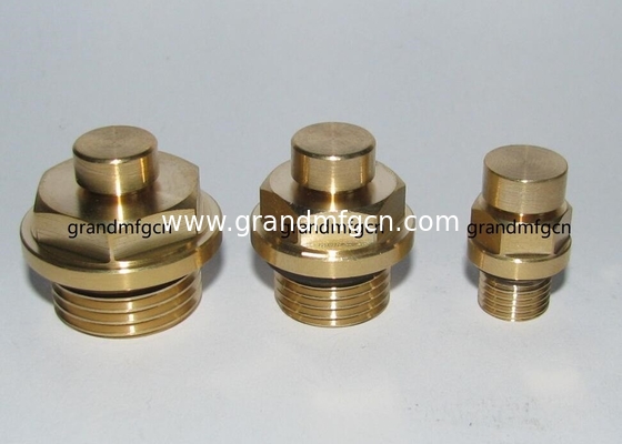 NPT male thread 1/8&quot; 1/2&quot; 1/4&quot; natural brass breather vent plugs Speed Reducers air released breather valve 0.2 bar