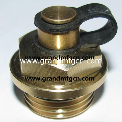 NPT male thread 1/8&quot; 1/2&quot; 1/4&quot; natural brass breather vent plugs Speed Reducers air released breather valve 0.2 bar