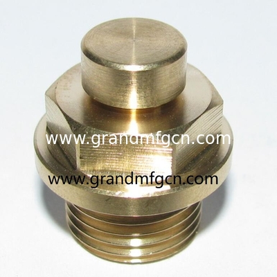 G thread 3/8" 1/4" 1" 1/2" natural brass breather vent plug air released plugs oil filler & breather plug with spring