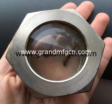 NPT 3/4 BITZER refrigeration fused steel sight glass with red ball fused oil level sight window viewport oil level gauge