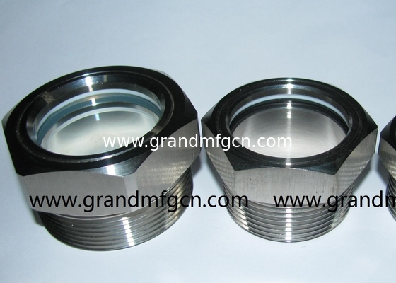 BSP thread G3/4 INCH G1/2 INCH stainless steel 304 bubble oil sight glass plug ss316 dome oil sight glass plug with visual level GM-HDM20 GM-HDM16 GM-HDG12 GM-HDG10 GM-HDN38