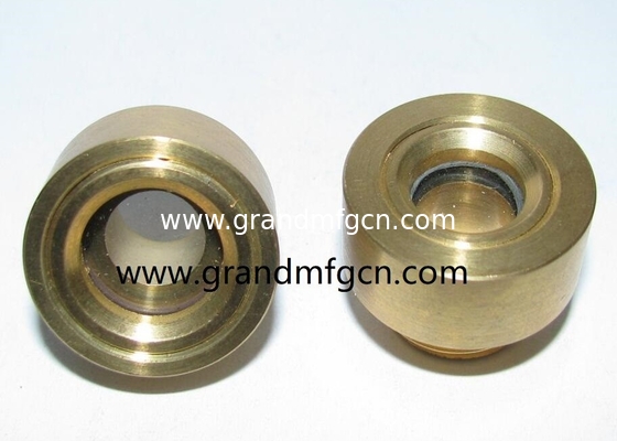 G1”G1 1/4&quot; G1 1/2&quot; G2&quot; Messing Oil Gas Fuel Tank Site Plug MALE THREADED CIRCULAR BRASS OIL SIGHT GLASS IN STOCK
