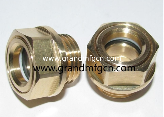 male BSP pipe threads G1/2 vaccum pump oil level sight glass indicator  reducer oil sight glass aircompressor oil sights