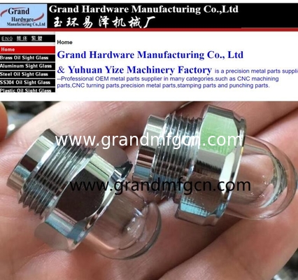 BSP thread G3/4 INCH G1/2 INCH stainless steel 304 bubble oil sight glass plug ss316 dome oil sight glass plug with visual level GM-HDM20 GM-HDM16 GM-HDG12 GM-HDG10 GM-HDN38