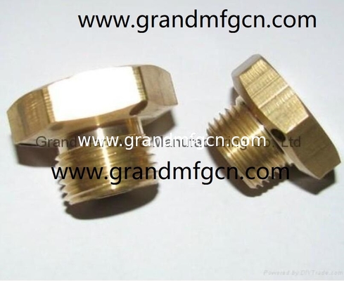 G thread 3/8" 1/4" 1" 1/2" natural brass breather vent plug air released plugs oil filler & breather plug with spring
