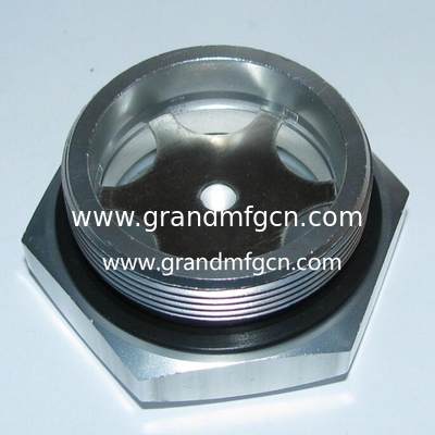 Metric thread M18 M20 M22 M24 reducer Blower Aluminum Oil level indicator sight glass custom available