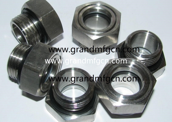 male BSP thread G3/4&quot; G1&quot; G1,1/4&quot; G2&quot; Pump stainless steel oil sight glasses with ss316 reflector &amp; red floating ball