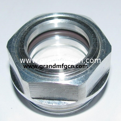BSP G1 1/4 inch Gearbox Air compressors Milled Hex Aluminum oil level sight glass gauge plug male thread G1/2 G3/4 G1 INCH