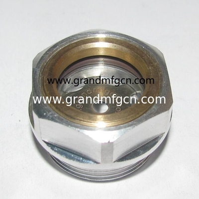 BSP G1 1/4 inch Gearbox Air compressors Milled Hex Aluminum oil level sight glass gauge plug male thread G1/2 G3/4 G1 INCH