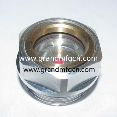 BSP G1 1/4 inch Gearbox Air compressors Milled Hex Aluminum oil level sight glass gauge plug male thread G1/2 G3/4 G1 INCH