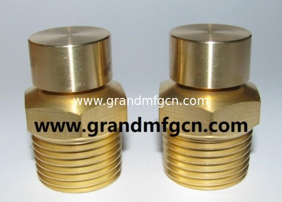 Male G thread 1/8&quot; 1/2&quot; 1/4&quot; natural brass breather vent plugs,air released plugs,professional manufacturer in China