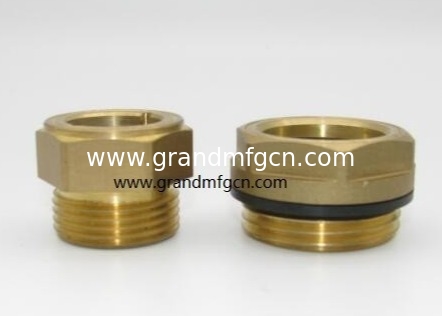 bsp pipe thread G1,1/4  G1&quot; pump oil level sight glass indicator reducer aircompressor oil sight glasses with red ball