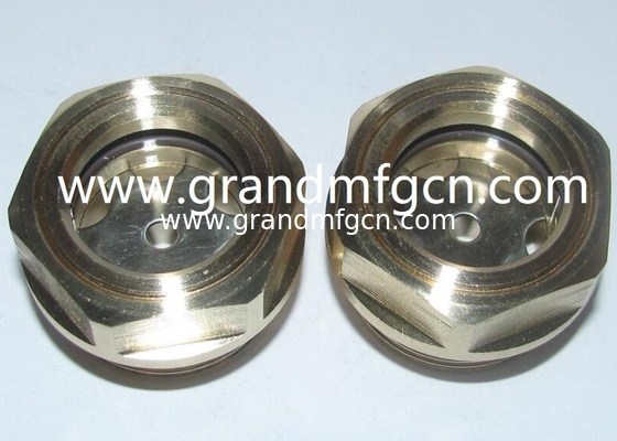 G3/4&quot; male bsp thread GM-HDG34 brass dome oil sight glass fluid dome view port sight window oil level indicators