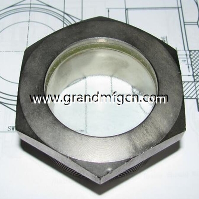 NPT 1,1/2 inch BITZER fused steel sight glass with floating ball fire fighting system waste cones water flow indicators
