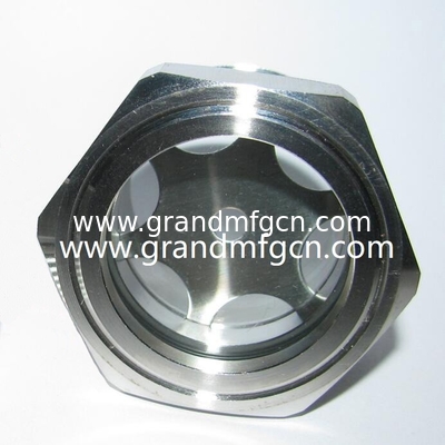 NPT 1,1/2 inch BITZER fused steel sight glass with floating ball fire fighting system waste cones water flow indicators