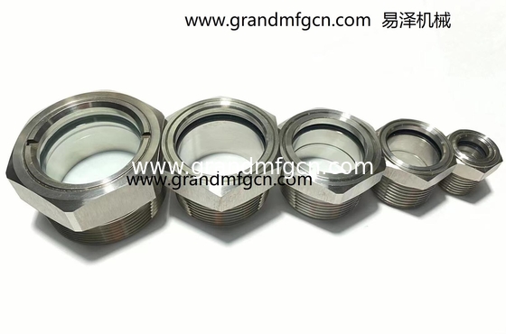 NPT 1,1/2 inch BITZER fused steel sight glass with floating ball fire fighting system waste cones water flow indicators