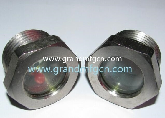 NPT 1 inch BITZER fused steel sight glass fire fighting waste cones water flow sight window indicator sight glass