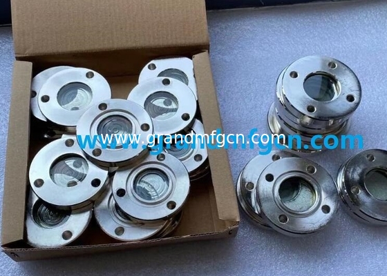 BITZER refrigeration fused steel flange sight glass fused sight window sight glass nickel plated manufacturer China