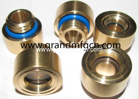 3/8 INCH MNPT thread Positioners oil level indicator observe Dome Oil Level Bubble sight glass gauge with clear glass